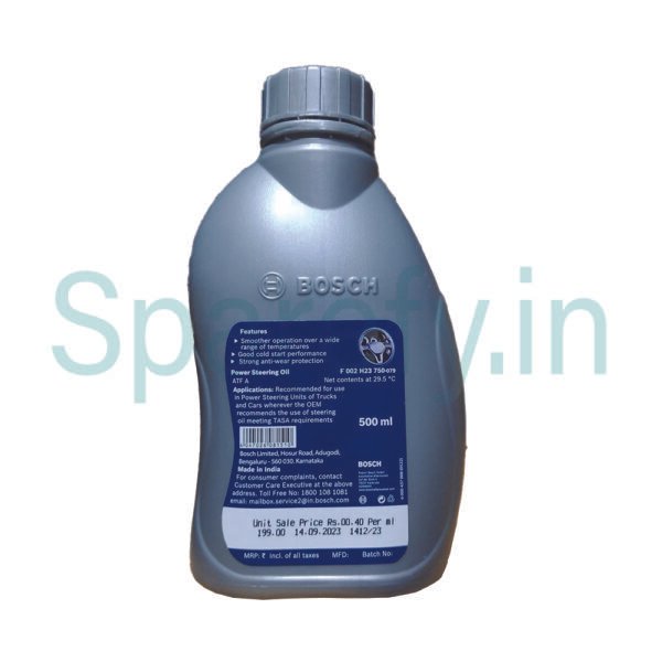 Bosch Power Steering Oil ATF A 500ml | F002H23750-079