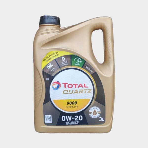 Total 0W-20 Engine Oil 3Ltr | Total Energies QUARTZ BS6 9000 FUTURE GF6