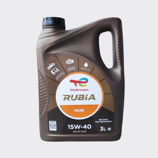 Total 15W-40 Engine Oil 3Ltr | Total Energies RUBIA Mini