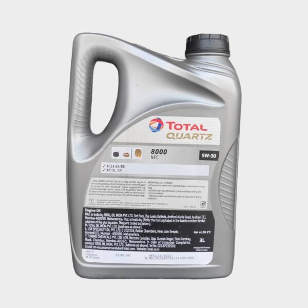 Total 5W-30 Engine Oil 3Ltr | Total Energies QUARTZ 8000 NFC